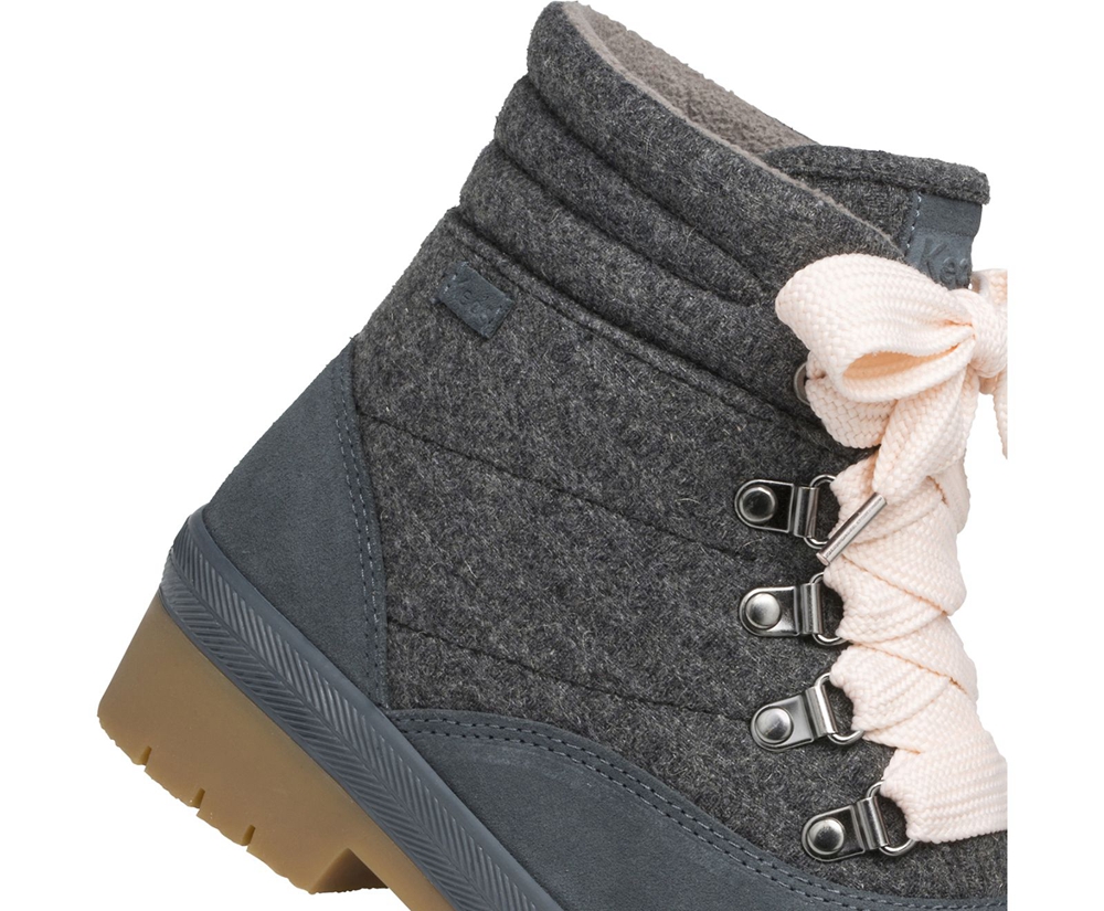 Botas Keds Mujer Gris - Camp Water-Resistant W/ Thinsulate™ - 670-VWUDPT